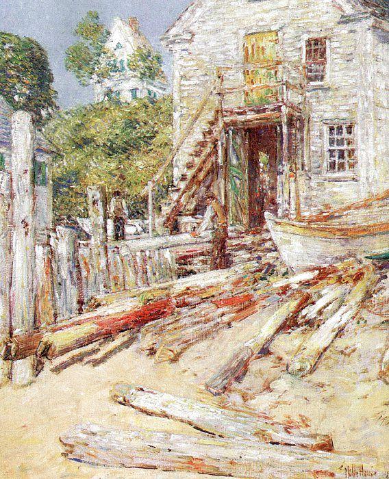 Childe Hassam Rigger's Shop at Provincetown, Mass Germany oil painting art